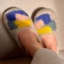 ladies woolen slippers Image 3