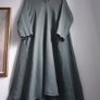 Oska Style khaki green linen dress size uk 14 Image 4