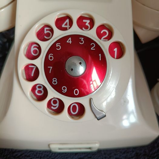 Vintage 1963 LM Ericsson DBH 16139 Rotary Telephone Made in Sweden