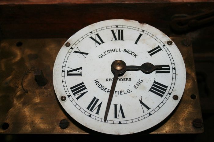 Gledhill  Brook  Time  Recorder  Huddersfield Clock