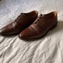 Brown leather dress shoes Image 2