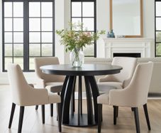 Axis Black Extendable Dining Table  100 to 140cm