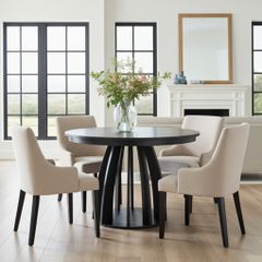 Axis Black Extendable Dining Table  100 to 140cm