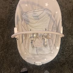 Mamas & Papas Baby Bouncer / Rocker - Star Pattern (Grey/Beige)
