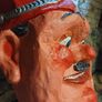 vintage carnival parade head Image 3