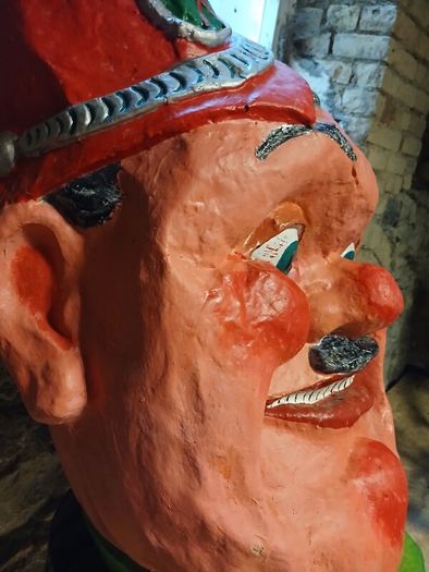 vintage carnival parade head