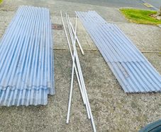 Roofing Sheets + Pipes