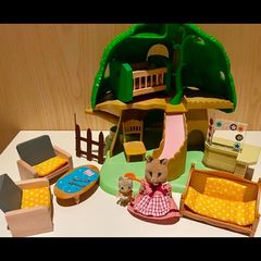 Sylvanian Fairy Secret Tree House Bundle