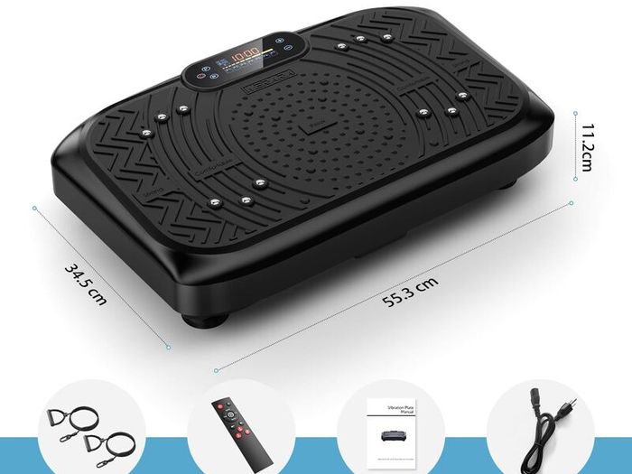 Vibration Plate Exercise Machine for Lymphatic Drainage with 199 Speeds & 7 Auto Programmes