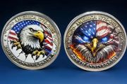 1 pic 250Th Anniversary Patriotic Commemorative Lucky Coins, new.