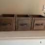 Set of 3 Vintage Shabby Chic Wooden Drawers Image 3