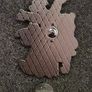 Winnie the pooh, pin back badge. Image 2
