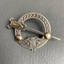 vintage tara brooch silver and gold Image 2