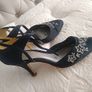 Clarks navy dressy shoes Image 2