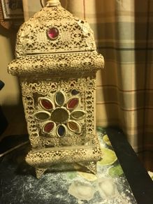 Colourful lantern lamp