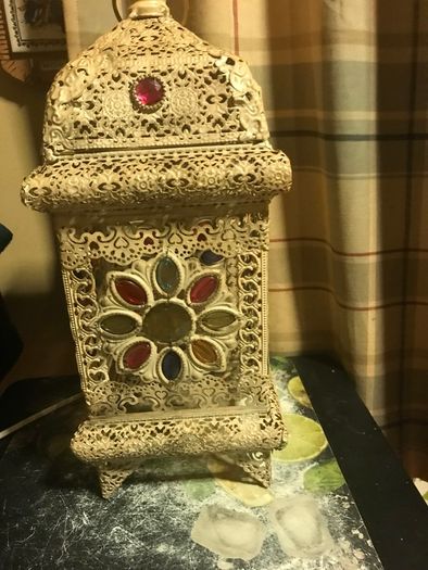 Colourful lantern lamp