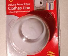 Deluxe Retractable Clothes Line (new).