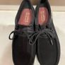 womens shoes Clarks WALLABEE BLACK SUEDE size 5 brand new Image 4