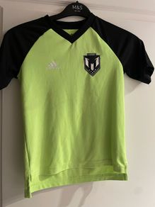 Adidas Messi Jersey lime green black 9-10y