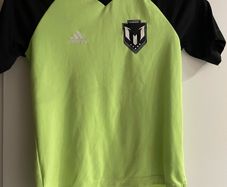Adidas Messi Jersey lime green black 9-10y