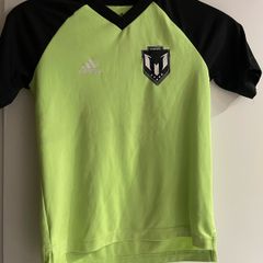 Adidas Messi Jersey lime green black 9-10y