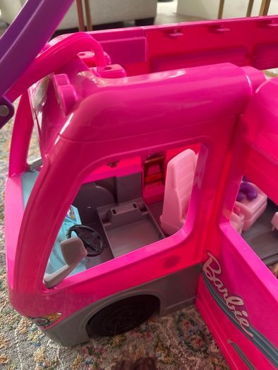 Barbie Campervan/Slide/Pool/Dolls/Accessories