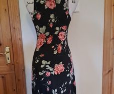 Size 10 Black Floral Dress