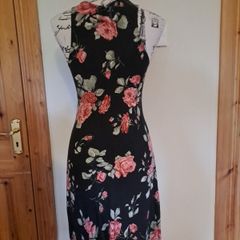 Size 10 Black Floral Dress