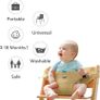 Portable Feeding Booster Seat Strap for Travel/Home/Restaurants/Shopping (Khaki) Image 5
