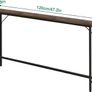 Slim Console Table for Hallway Industrial Compact Display Table Sofa Table for Small Spaces Rustic Brown Image 2