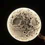 Realistic 3D Printed Moon Lamp Image 2