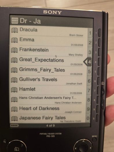 Sony PRS 505 E Reader (Free Post)