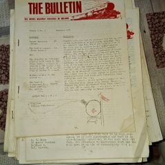 Bulk Lot of Old Bulletin published by the Model Railway Society of Ireland, Postage Available or Collection, Lots more Antiques and Collectables