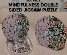 Mindfulness Wellness 2 Sided Jigsaw Puzzle