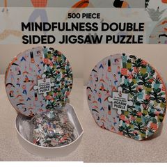 Mindfulness Wellness 2 Sided Jigsaw Puzzle