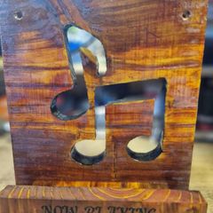 vinyl record now playing display