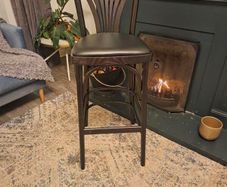 Barstool Bentwood Fanback