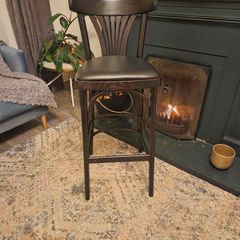 Barstool Bentwood Fanback