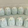 sugar paste personalized letter blocks Image 2