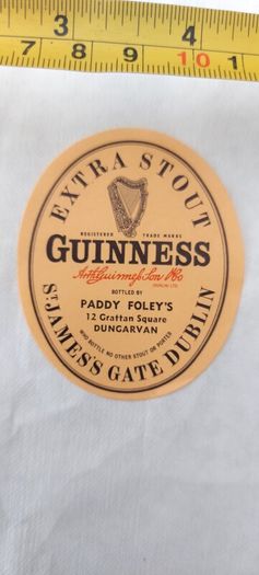 2 x vintage Guinness labels, price includes post to anywhere in Ireland thank you, sold as is ,see pictures for condition, nice in any collectors collection