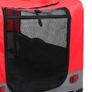 2-in-1 Pet Bike Trailer & Jogging Stroller Red and Grey Image 6