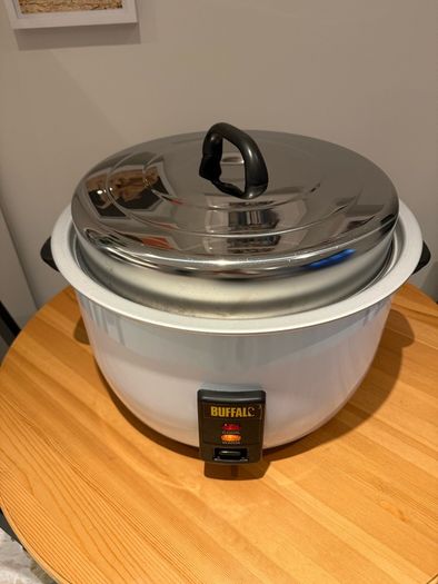 Buffalo Large Commercial Rice Cooker 23Ltr