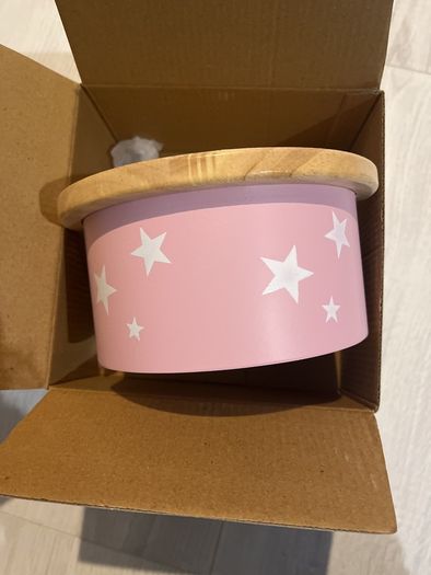 Kids Concept Drum Pink with Stars