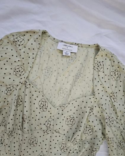 Asos Labelrail Mint Green Mini Tea Dress