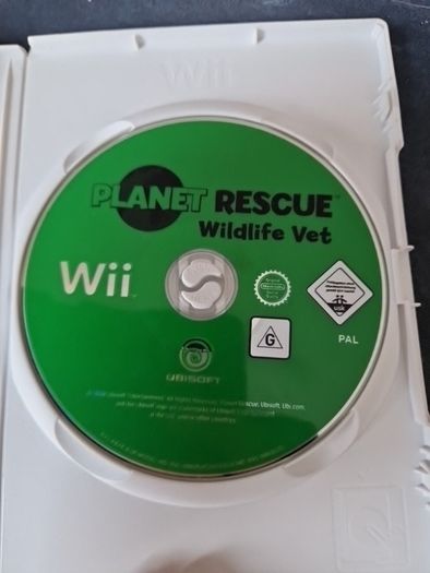 Planet Rescue Wildlife Vet Nintendo Wii Games Original