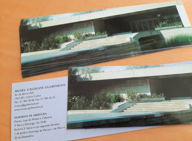 Gulbenkian Museum bookmark