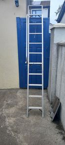 attic aluminum 3 piece ladder