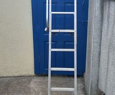 attic aluminum 3 piece ladder