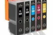 Set of 5 Ink Cartridges Canon PGI-525 &amp; CLI-526