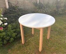 Round table and four chairs